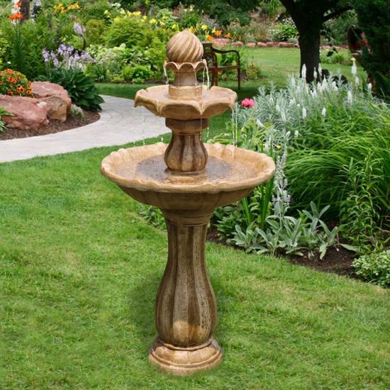 solar powered fountain